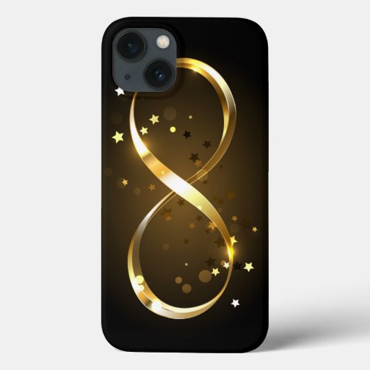 Golden Infinity-symbool Case-Mate iPhone Case (Achterkant)