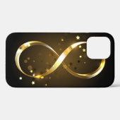 Golden Infinity-symbool Case-Mate iPhone Case (Achterkant (horizontaal))