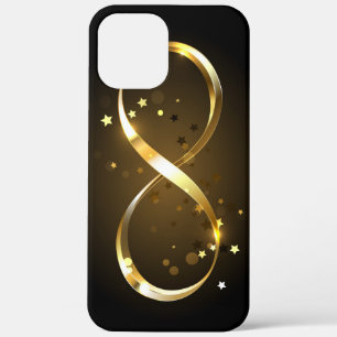 Golden Infinity-symbool iPhone 12 Pro Max Hoesje