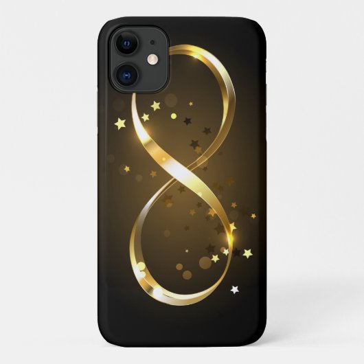 Golden Infinity-symbool Case-Mate iPhone Case (Achterkant)