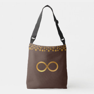Golden Infinity-symbool Crossbody Tas