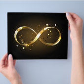 Golden Infinity-symbool Flyer (Hand)
