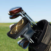 Golden Infinity-symbool Golfheadcover (Insitu)