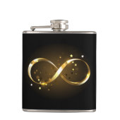 Golden Infinity-symbool Heupfles (Voorkant)