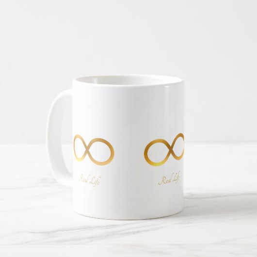 Golden Infinity-symbool Koffiemok (Voorkant links)