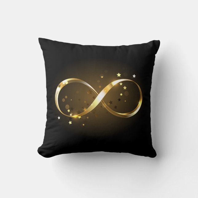 Golden Infinity-symbool Kussen (Voorkant)
