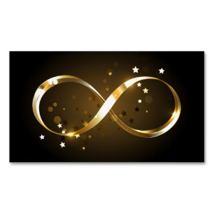 Golden Infinity-symbool Magnetisch Visitekaartje
