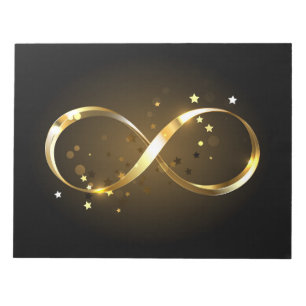 Golden Infinity-symbool Notitieblok