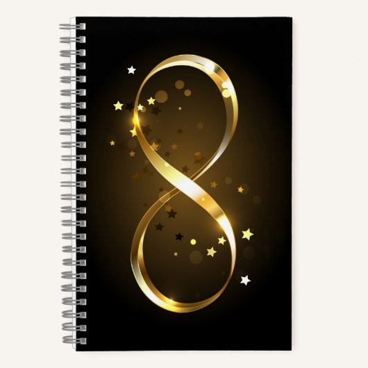 Golden Infinity-symbool Notitieboek (Voorkant)