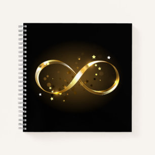 Golden Infinity-symbool Notitieboek