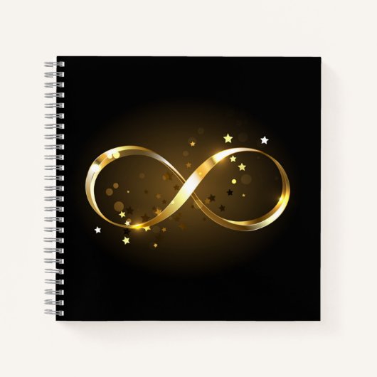 Golden Infinity-symbool Notitieboek (Voorkant)