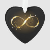 Golden Infinity-symbool Ornament (achterkant)