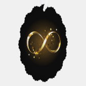 Golden Infinity-symbool Ornament Kaart (Rechts)