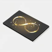 Golden Infinity-symbool Post-it® Notes (Schuin)