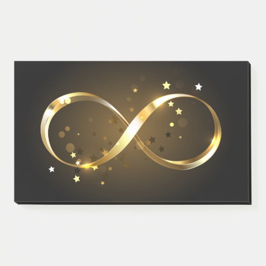Golden Infinity-symbool Post-it® Notes (Voorkant)