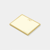 Golden Infinity-symbool Post-it® Notes (Schuin)
