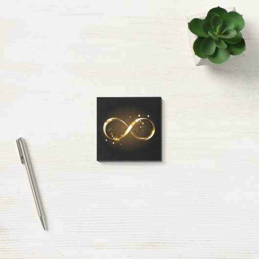 Golden Infinity-symbool Post-it® Notes (Kantoor)