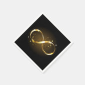 Golden Infinity-symbool Servet (Hoek)