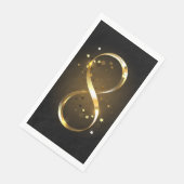 Golden Infinity-symbool Servet (Hoek)