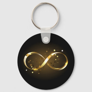 Golden Infinity-symbool Sleutelhanger