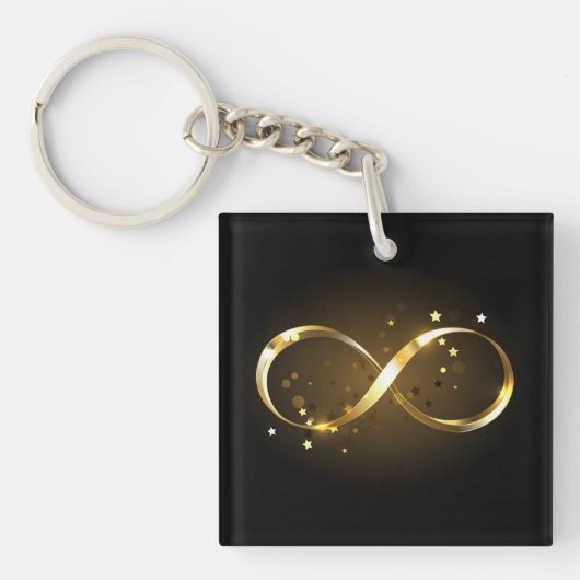 Golden Infinity-symbool Sleutelhanger (voorkant)