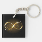 Golden Infinity-symbool Sleutelhanger (Achterkant)