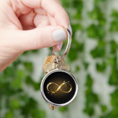 Golden Infinity-symbool Sleutelhanger (Hand)