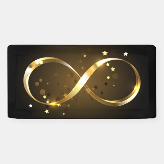 Golden Infinity-symbool Spandoek (Horizontaal)