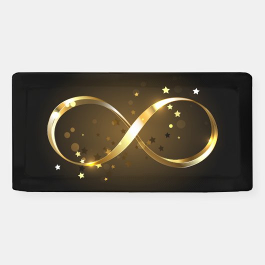 Golden Infinity-symbool Spandoek (Horizontaal)