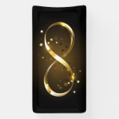 Golden Infinity-symbool Spandoek (Verticaal)