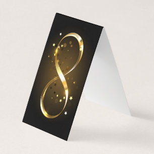 Golden Infinity-symbool Visitekaartjes