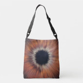 Golden Iris Canvas tas (Achterkant)