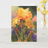 Golden Iris Kaart (Gele Bloem)