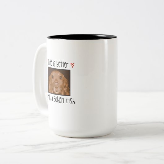 Golden Irish mok koffie (Voorkant links)