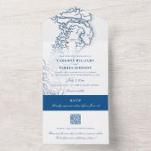 Golden Isles of Georgia Carte Mariage élégant (À l'intérieur)