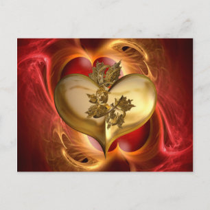 Golden Jaren / Hart door hart Briefkaart
