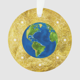 Golden Jesse Tree Globe