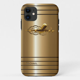 Golden Jet Airliner Vliegtuig iPhone 5 Hoesje
