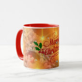 Golden Joyeux Christmas Mug (Devant gauche)