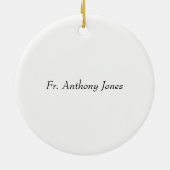 Golden Jubilee Religious Life, Cross Candle Keramisch Ornament (Achterkant)