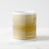 Golden Jubileum Dolphins en Heart Extra Grote Mok (Voorkant)