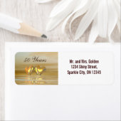 Golden Jubileum Hearts Etiket (Insitu)