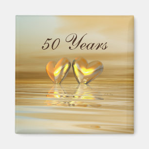 Golden Jubileum Hearts Magneet