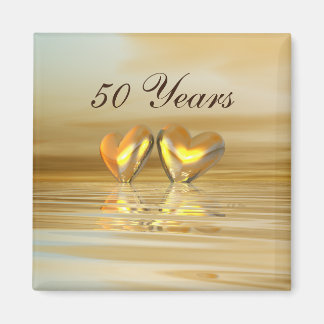 Golden Jubileum Hearts Magneet