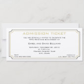 Golden Jubileum-uitnodigingen Kaart (Voorkant)