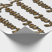 Golden Jubileum wrapppapier Cadeaupapier (Hoek)