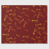 Golden  Keys Cadeaupapier (Vlak)