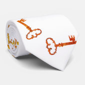 Golden Keys  Keys Stropdas (Opgerold)