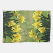 Golden King Alfred Daffodils keuken- Theedoek (Horizontaal)