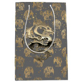 Golden King Dragon Medium Cadeauzakje (Voorkant)